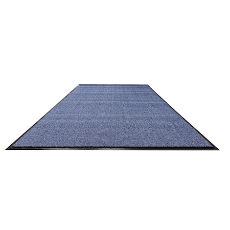 Crown Matting Technologies Wiper Mat, Polypropylene, 5/16" Thick, Blue, 2' W x 6' L AU 0026BL